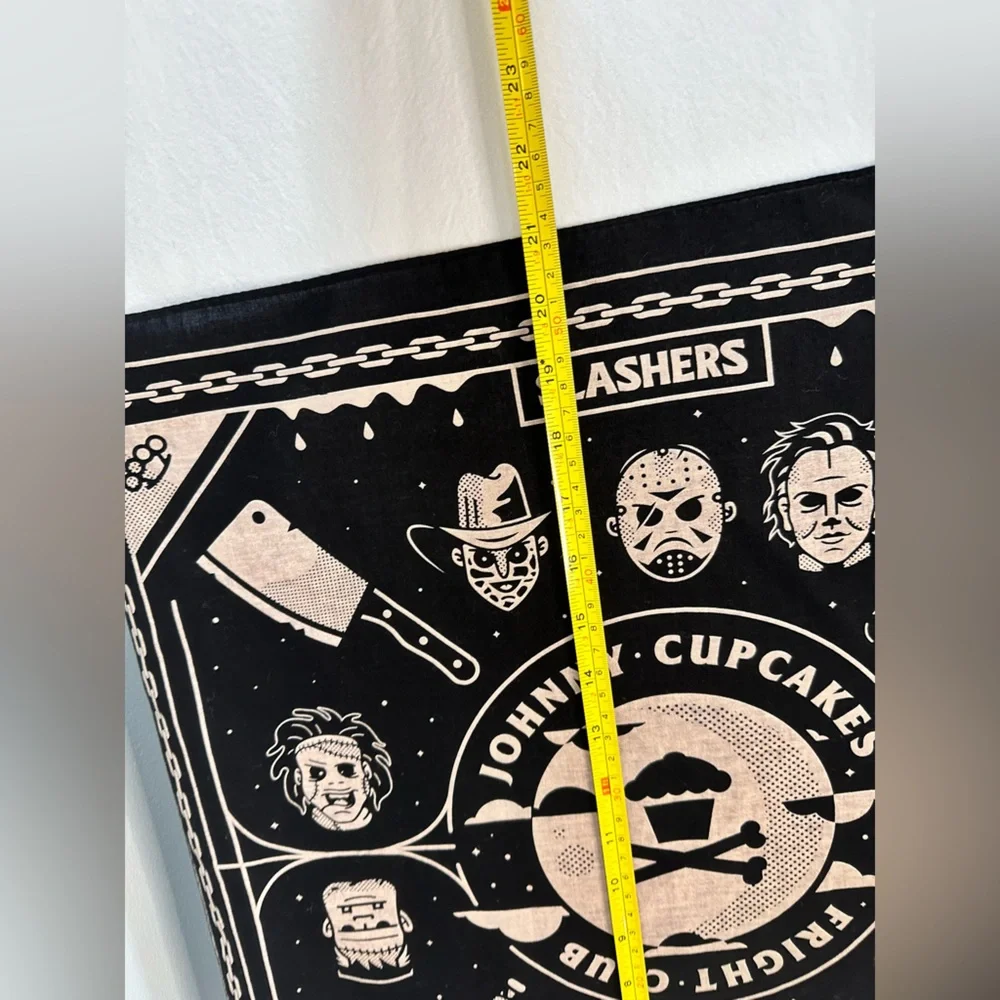 JOHNNY CUPCAKES FRIGHT CLUB Graphic collectable Bandana - Picture 3 of 4